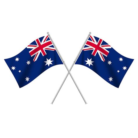 Premium PSD | Australia flag country psd file