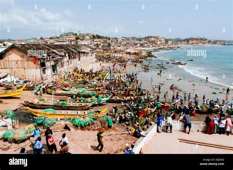 Cape Coast beach, Ghana Stock Photo - Alamy