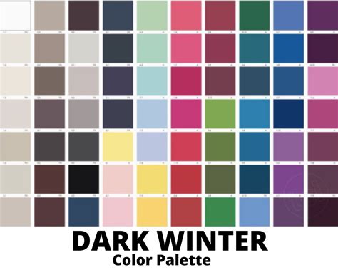 Dark Winter Procreate Color Palette Procreate Palette - vrogue.co