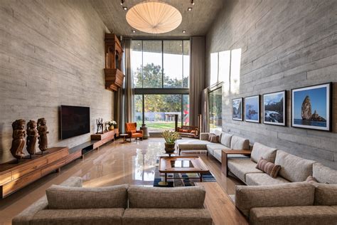 A Modern Indian Brutalist House With Artistic TouchesInterior Design Ideas.