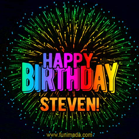 Happy Birthday Steven GIFs - Download on Funimada.com