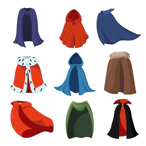 Free Vector | Cartoon capes set