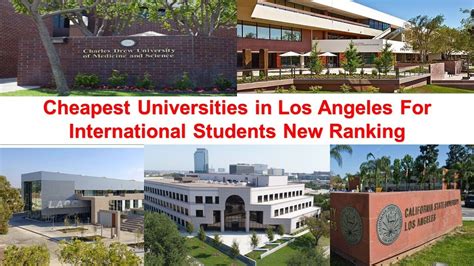 CHEAPEST UNIVERSITIES IN LOS ANGELES FOR INTERNATIONAL STUDENTS New ...