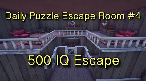 Fortnite 500 IQ Escape Tutorial!Fortnite Daily Puzzle Escape Rooms #4 Code: 0597-2201-5280 - YouTube