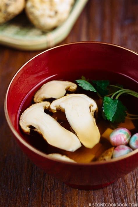 Matsutake Soup • Just One Cookbook