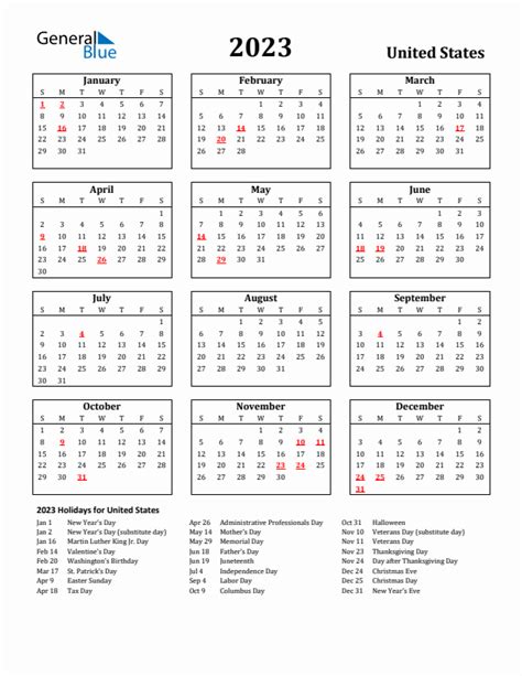 Calendar 2023 Usa – Get Calendar 2023 Update