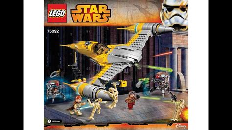 LEGO 75092 Naboo Starfighter Instructions LEGO STAR WARS 2015 - YouTube