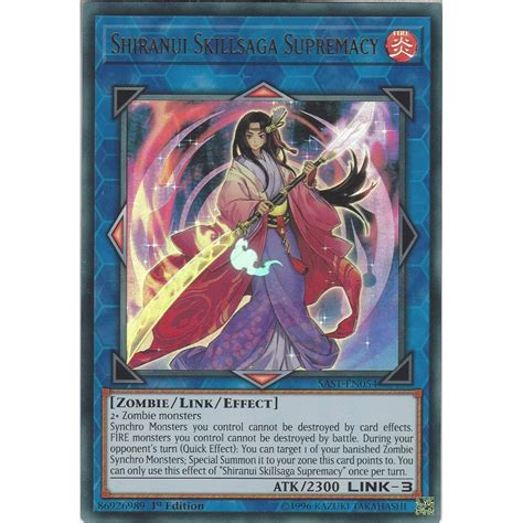 Yu-Gi-Oh! Trading Card Game SAST-EN054 Shiranui Skillsaga Supremacy ...