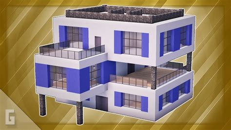 Minecraft Concrete House Tutorial / How to make a cute concrete house ...