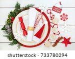 Photo of christmas place setting | Free christmas images