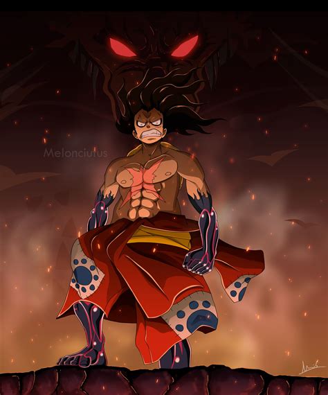 One Piece Luffy Gear 4 Snakeman Hd Wallpaper - bahabbild