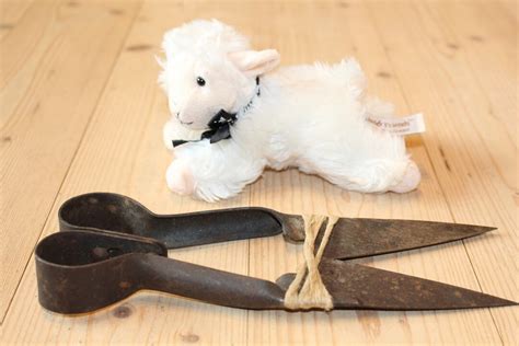 Vintage Sheep Shears Hand Sheep Shears Sheep Scissors Hand Operated Sheep Shears Farmhouse Decor ...