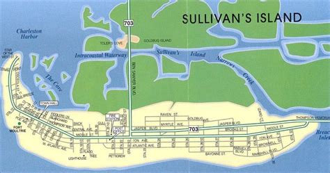 Sullivan's Island Map SC Real Estate | Sullivans island south carolina ...