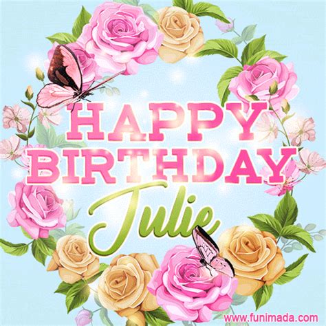 Happy Birthday Julie GIFs - Download on Funimada.com