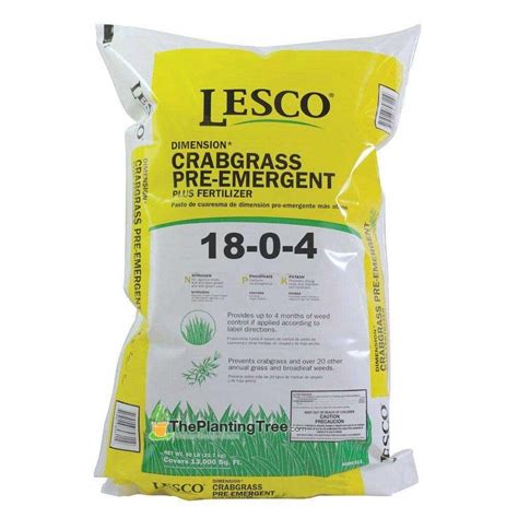 Lesco Fertilizer Plus Herbicide 18-0-4 — PlantingTree