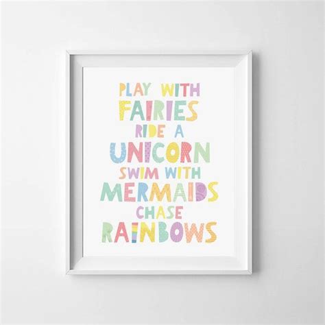 Children nursery wall art printable quotes by MiniLearners on Etsy Rainbow Room, Rainbow Nursery ...