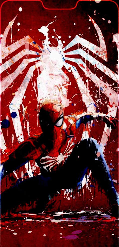 Download Marvel iPhone Spider Man Graphic Design Wallpaper | Wallpapers.com