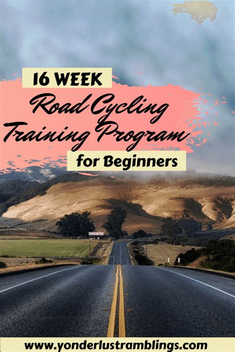 16 Week Road Cycling Training Program for Beginners | Cycling training program, Road cycling ...