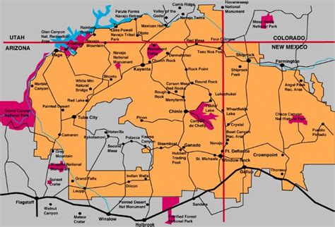 Navajo Nation District Map