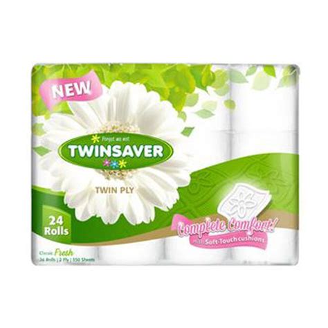 Twinsaver 2 Ply Toilet Paper 24 Rolls | Shop Today. Get it Tomorrow! | takealot.com