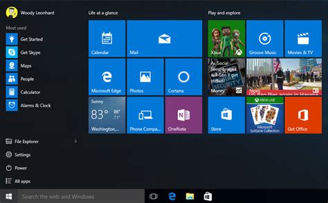 Windows 10 Start menu - Microsoft Community