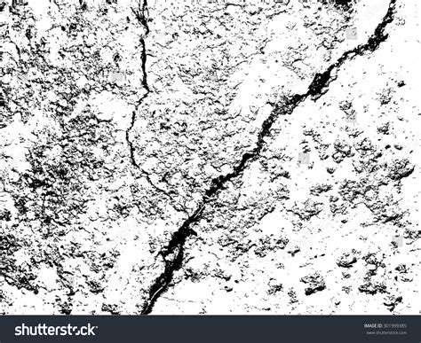 Cracks Texture Black White Scratched Texture Stock Vector (Royalty Free) 301999385 | Shutterstock