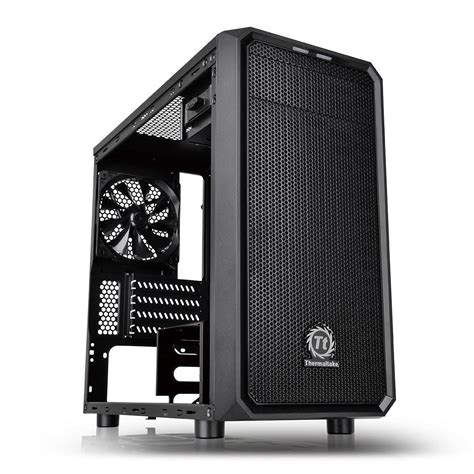 Thermaltake Versa H15 Micro ATX case, Black | Novatech