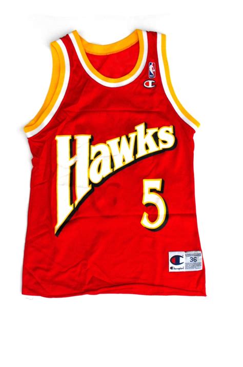 Danny Manning Jersey Atlanta Hawks 5 NBA Vintage Retro Size | Etsy