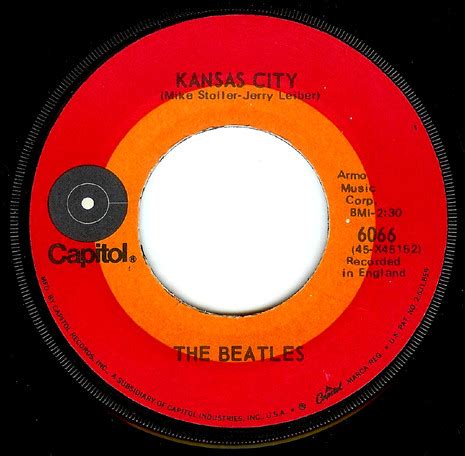 The Beatles – Kansas City (1971, Vinyl) - Discogs