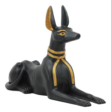 Ebros Ancient Egyptian God Anubis Dog in Sitting Pose Figurine 10" Long - Walmart.com - Walmart.com