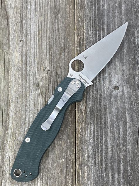 Spyderco Sprint Run Paramilitary 2 S45VN Satin Blade Forest Green G10 - EDC Specialties | Every ...