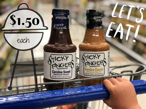 Get Cookout Ready with Sticky Fingers BBQ Sauce For $1.50 each at Kroger! - Kroger Krazy