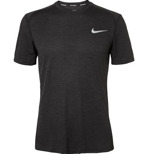 Nike Synthetic Breathe Miler Dri-fit T-shirt in Black for Men - Lyst