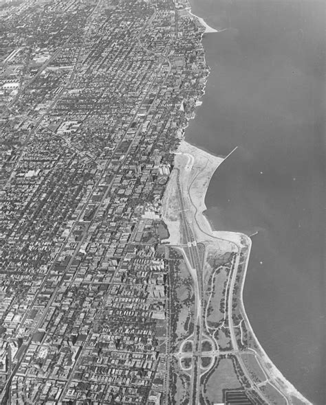 Uptown Chicago History: Aerial View of Uptown and Edgewater Chicago, 1955