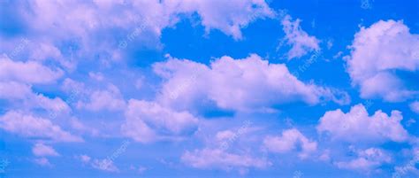 Premium Photo | Blue pastel sky and clouds abstract background