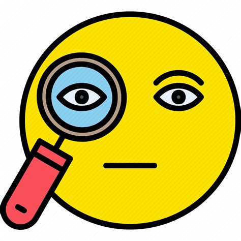 Suspicious, emojis, emoji, avatar, emoticon, emotion, face icon - Download on Iconfinder