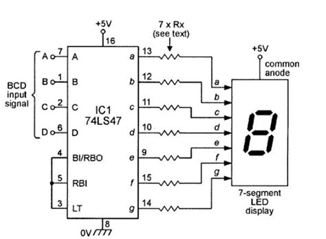 74LS47: Driver, Pinout, Circuit And Equivalents