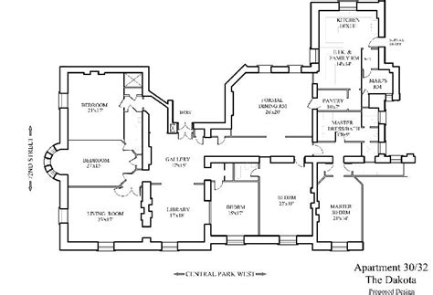 At the Dakota, combo pad that could 'revive lost grandeur' seeks $20.5M | Apartment floor plans ...