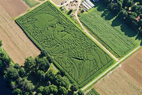 America’s Most Elaborate Corn Maze Is Made of GPS and Math | Maze ...