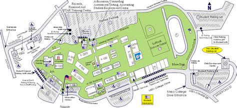 San Diego Mesa College Maps And Parking