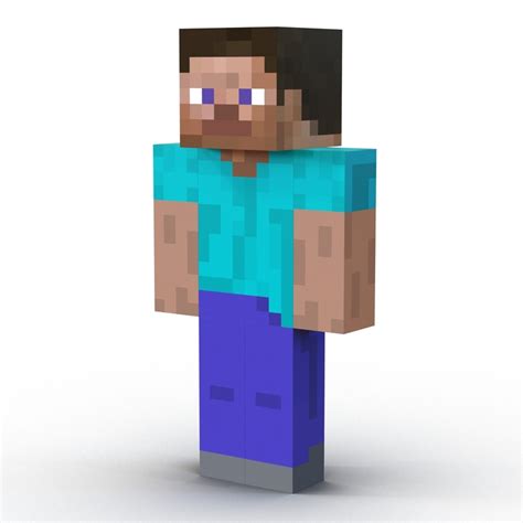 3d max minecraft steve