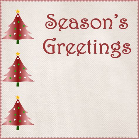 Season's Greetings Card - 4 Free Stock Photo - Public Domain Pictures