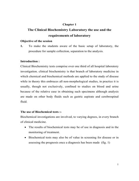 Techniques In Biochemistry Lab