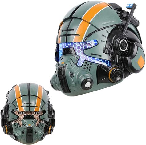 Titanfall 2 Jack Cooper Helmet with LED / Cosplay Helmet / Pilot Jack Cooper Helmet / Game ...