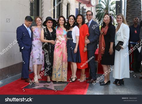 LOS ANGELES - MAY 1: Lucy Liu, Family, Guests at the Lucy Liu Star ...