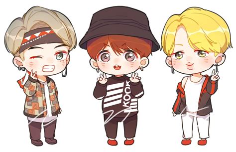 Chibi Drawings Bts Drawings Bts Chibi Fanart Bts Bts Maknae Line | Porn Sex Picture