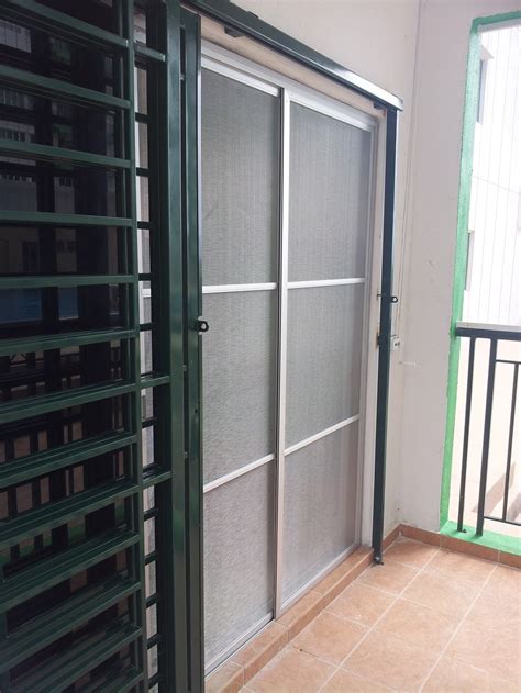 ALUMINIUM SLIDING DOOR INSECT SCREEN / Mosquito Net Aluminium Sliding Door Insect Screen ...