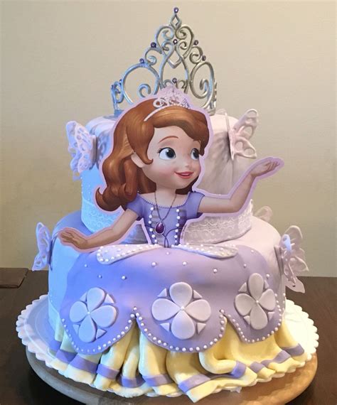 Sophia the first cake Sofia The First Birthday Cake, Birthday Cake Decorating, First Birthday ...