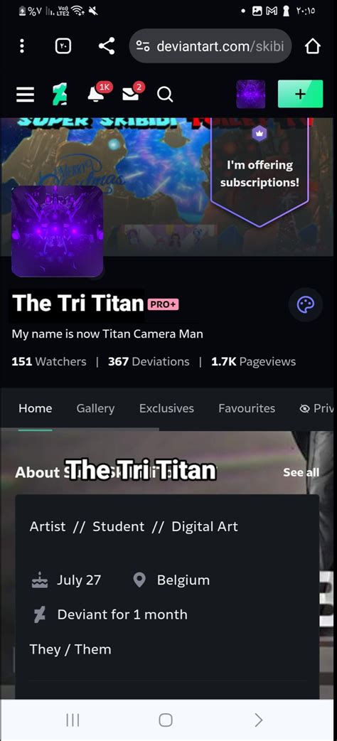 The Tri Titan is Returned in Deviantart by SuperSkibidiToiletTV on ...