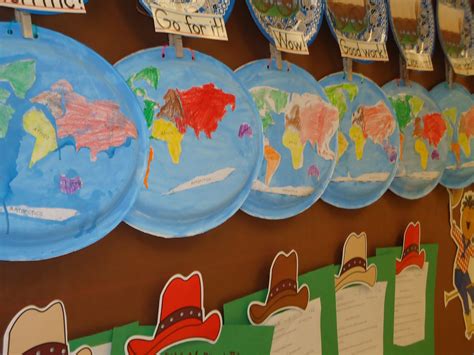 Literacy Minute: Paper Plate Continents